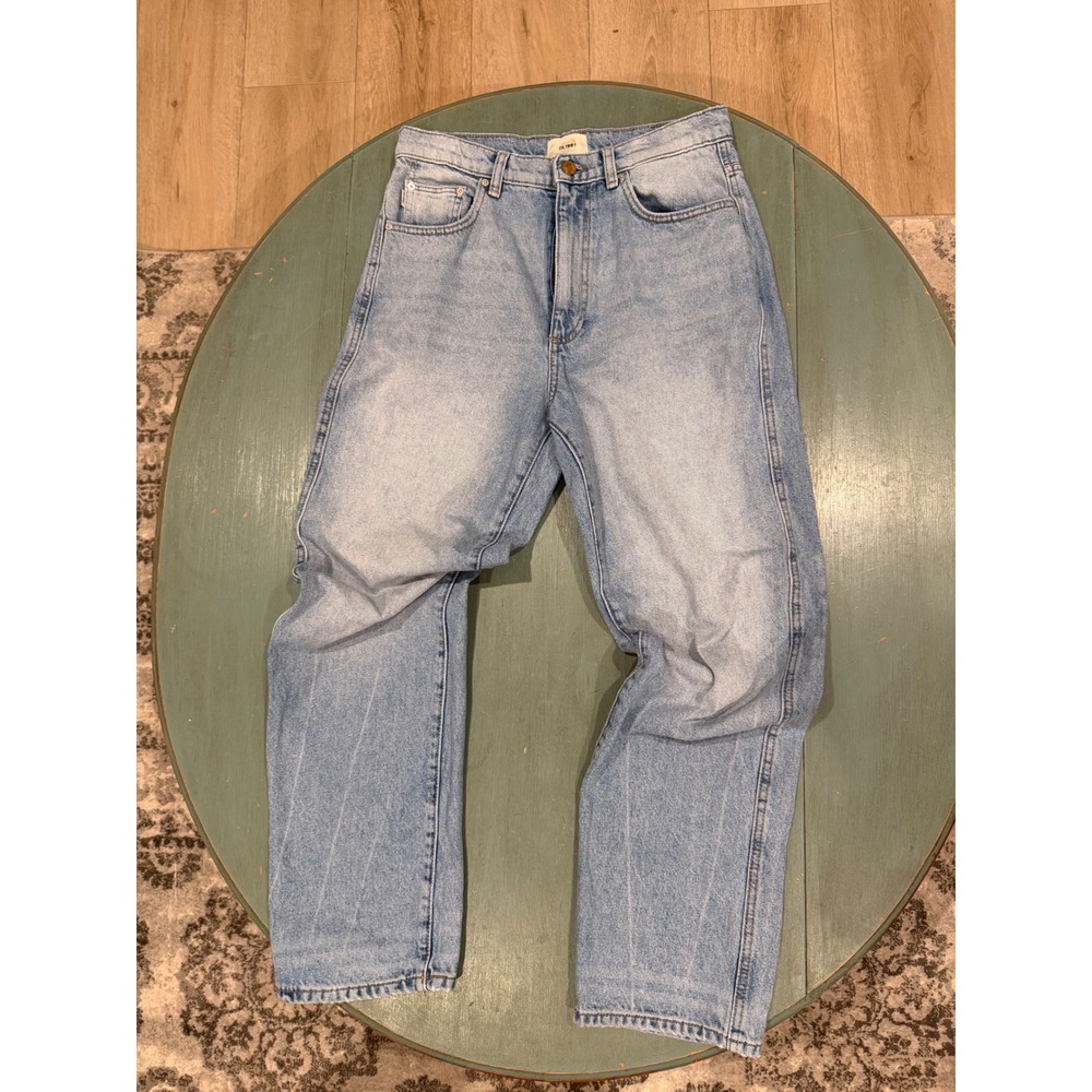 DL1961 Enora Cigarette Ultra High Rise Jeans Vintage Light Blue Cotton Size 27